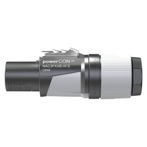 Neutrik NAC3FXXB-W-S powerCON XX Series Cable End Power Out